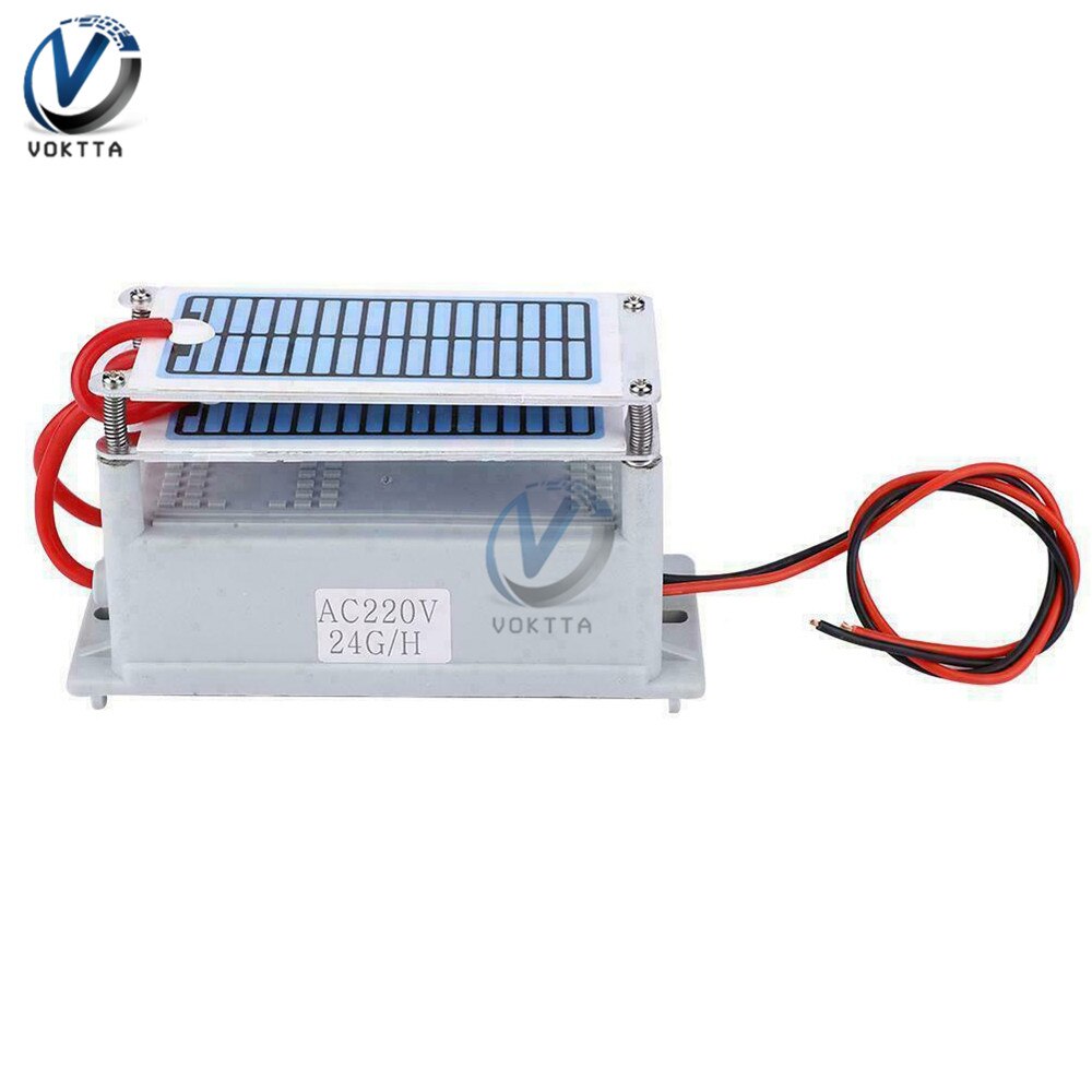 110/220V 24G Ozon Generator Desinfectie Sterilisatie Machine Dubbele Geïntegreerde Keramische Plaat Lange Levensduur Luchtreiniger Lucht schoon: 220V 24g