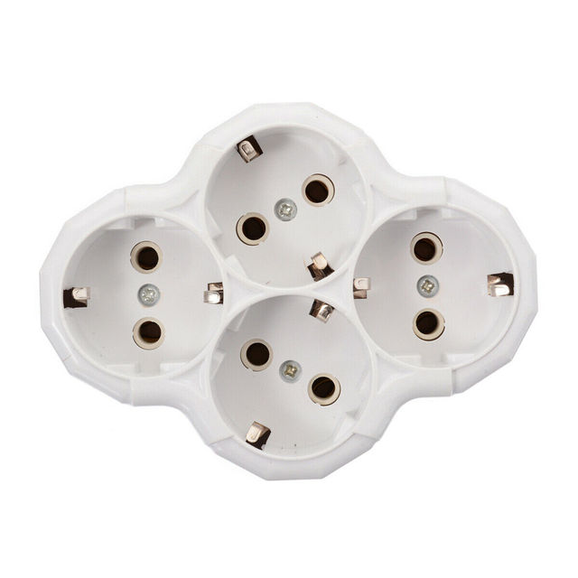 Multiple Compartment Socket Outlet Strip Distributor Socket Panel EU Plug For Kitchen Living Room Bedroom: B