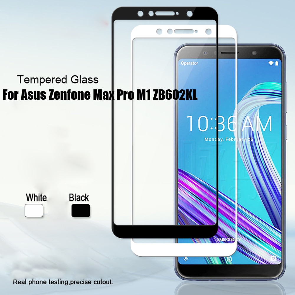 ZB602KL Volledige Gehard Glas Voor Asus Zenfone Max Pro M1 ZB602KL X00TD Volledige Dekking Screen Protector Beschermende Film ZB601KL