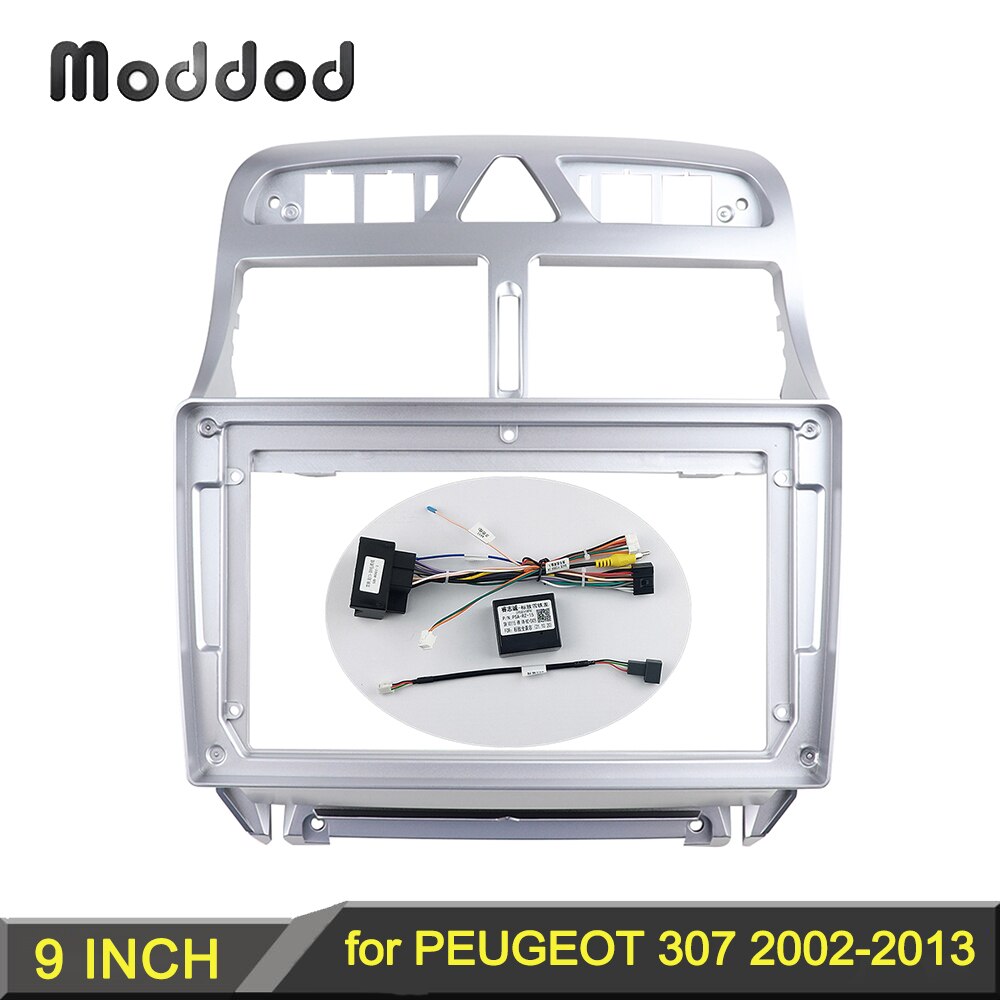 Autoradio Fascia Voor Peugeot 307 2002 Android Adapter Cover Audio Panel Frontjes Montage Frames Dash Trim Kit bezel