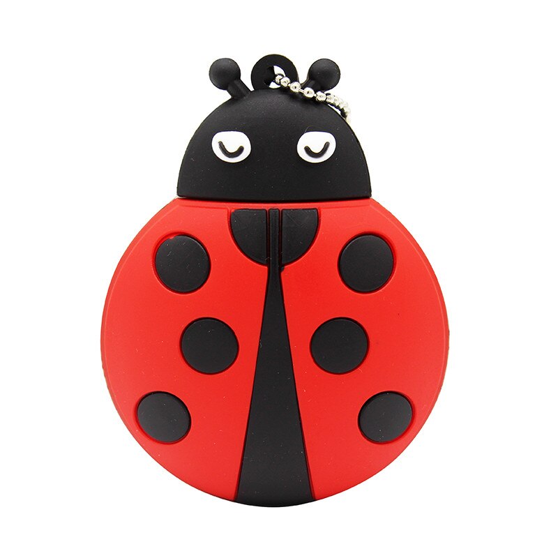 cute cartoonAnimal ladybugs usb Cartoons 4GB 8GB 16GB 32GB 64GB pendrive USB Flash Drive gifty Stick Pendrive