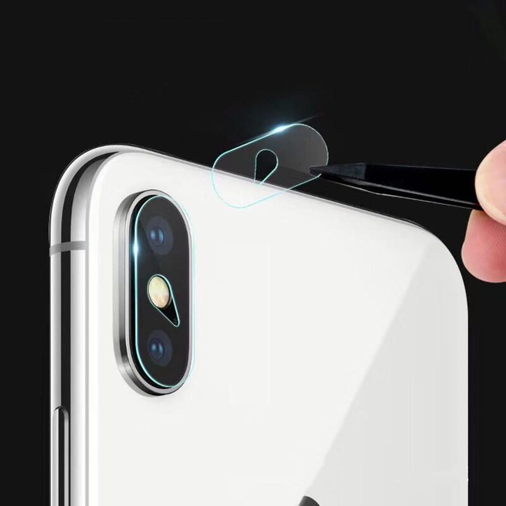 For iPhone X Camera Lens Screen Protector Protective Film Transparent HD Tempered Glass Lens Film Shatterproof Anti-fingerprint