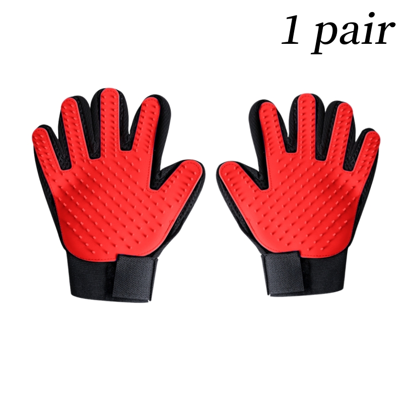 Guante de goma para mascotas, guante de aseo para gatos, peines para el pelo para perros y gatos, herramientas de baño para mascotas, guante de masaje, cuidado, suministros para perros y gatos limpios