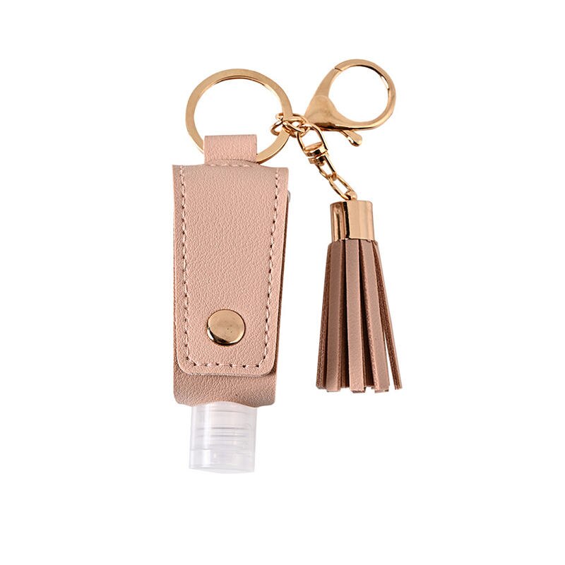 10 stk 30ml prtable desinficerende gel flasker læder håndsprit gel holder botes gel hidroalcolico rellenable llavero: Farve 3