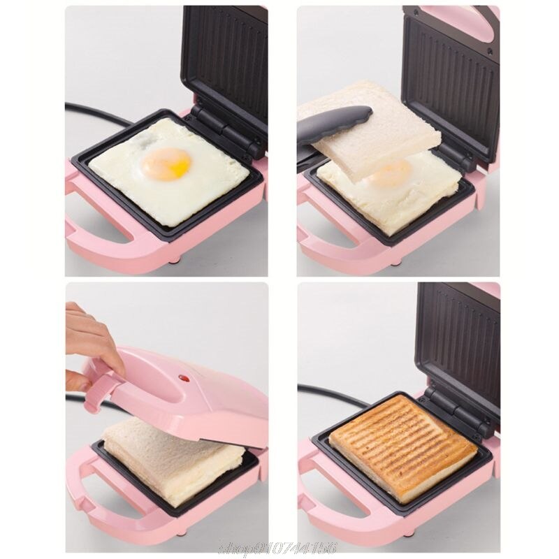 Portable Electric Dual Waffles Sandwich Maker Non Stick Multifunctional Toast Bread Breakfast Machine N09 20