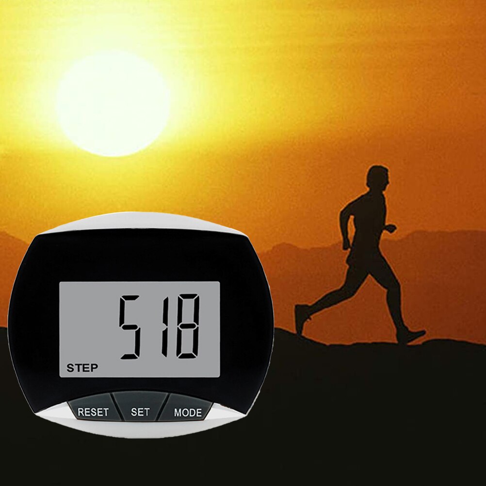 Pedometer Walking Step Counter with Belt Clip Multi-functional Pedometer LCD Display Fitting Exercise Accessory