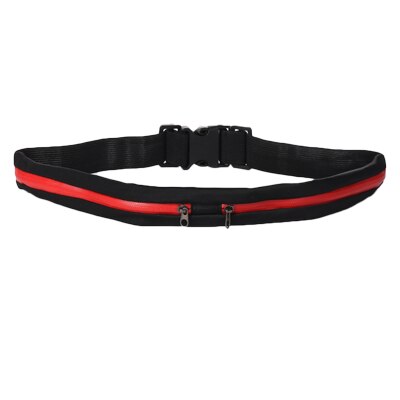 Aokali Sporttas Outdoor Elasticiteit mannen en vrouwen Fitness Running Portemonnee Anti-diefstal Waterdichte Onzichtbare Mobiele Riem: Double4