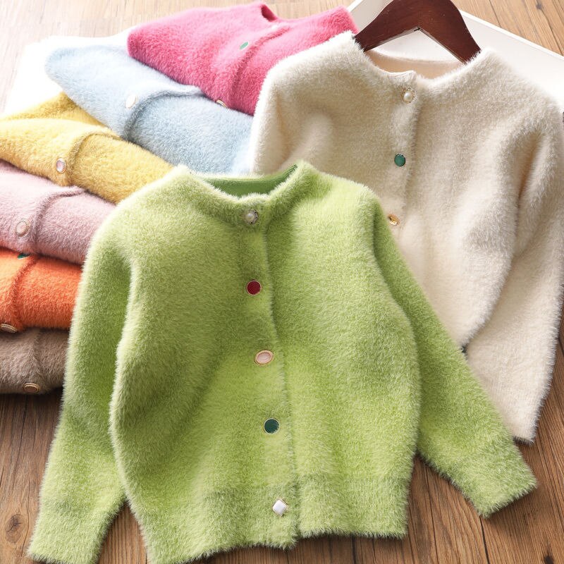 automne hiver infantile bébé enfant en bas âge vêtements chandails tricoté Cardigan manteau pour filles enfants veste enfants veste décontractée W717