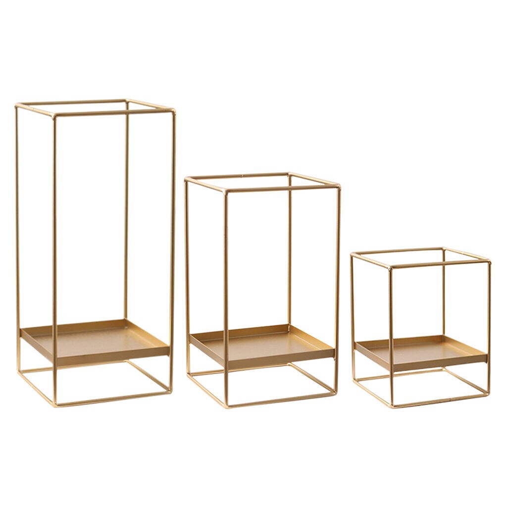 Iron Flower Pot Plant Holders Display Rack Mid-Century Flower Holder Tall Plant Stand Indoor for Wedding