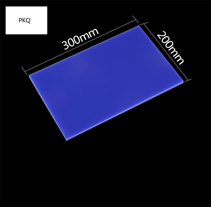 1pcs 400x300mm Plexiglass Clear Acrylic Perspex Sheet Plastic Blue Board Perspex Panel Organic Glass Polymethyl Methacrylate