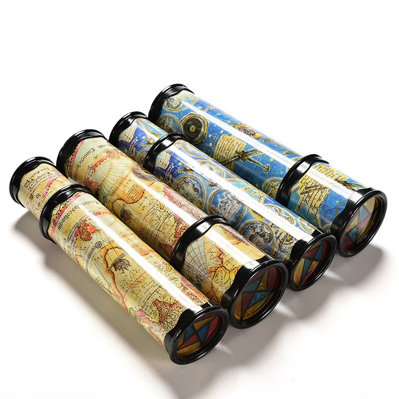 30 cm Pädagogisches Rotierenden Magie Kaleidoscopes 3D Glas Phantasie Vorschule Klassische Spielzeug für freundlicher Baby freundlicher Puzzle holz Spielzeug