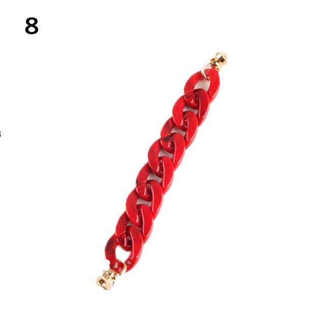 1Pc Anti perdido teléfono acollador colgante cadena para la muñeca lindo cordón para el móvil teléfono móvil correas DIY decoración de funda de teléfono de la cadena: 8 Wrist Chain