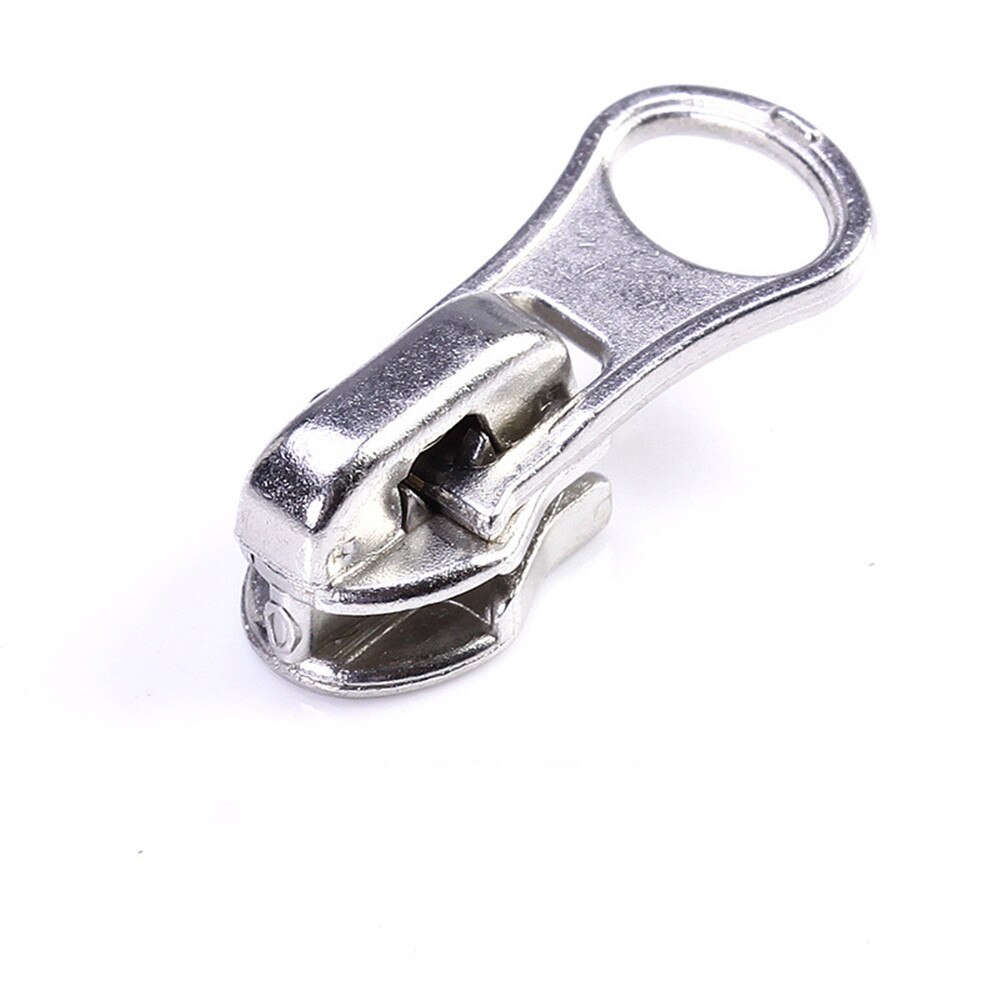 10 teile/satz 3 # Metall-reißverschluss Schieberegler Reißverschluss Kopf ziehen Ersatz Reparatur Bausatz Bekleidungs Tasche DIY Postleitzahl Befestigungen Zubehör schiff: 5