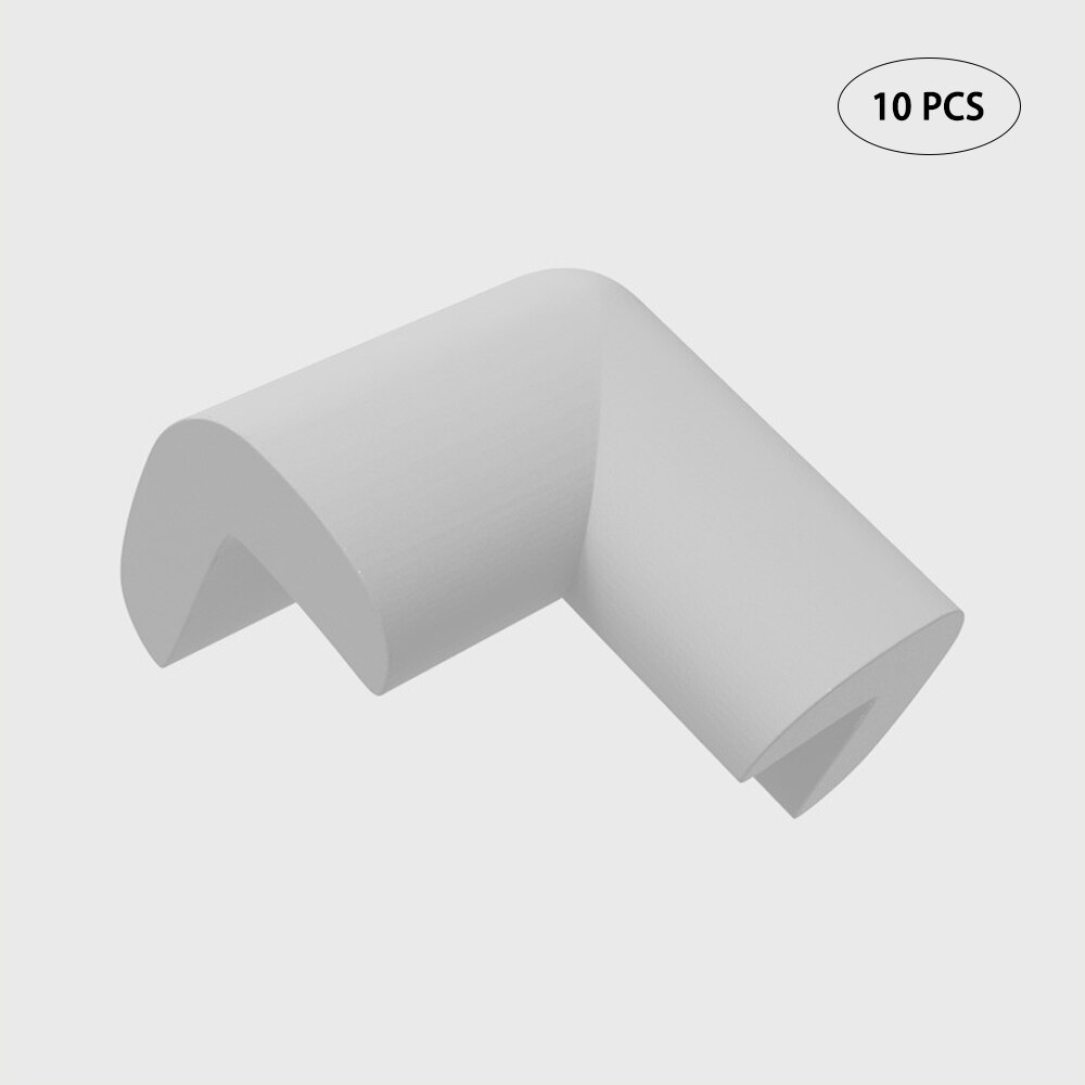 10 Uds. Muebles protectores de seguridad para bebés protección de esquinas protección de seguridad para niños protección de la esquina de la Mesa tira esquinas de borde suave para niños: gray