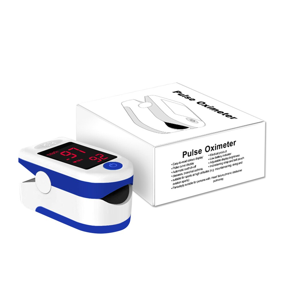 Blood Oxygen Monitor Finger Pulse Oximeter Oxygen Sensor Saturation SpO2 Monitor Fast within 24hours (without Battery)