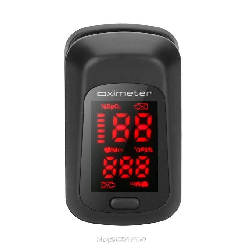Fingertip Pluse Oximeter Finger Pulse Ox Monitor Blood Oxygen Station Oximeter Blood Oxgen Meter Heart Rate Meter D15