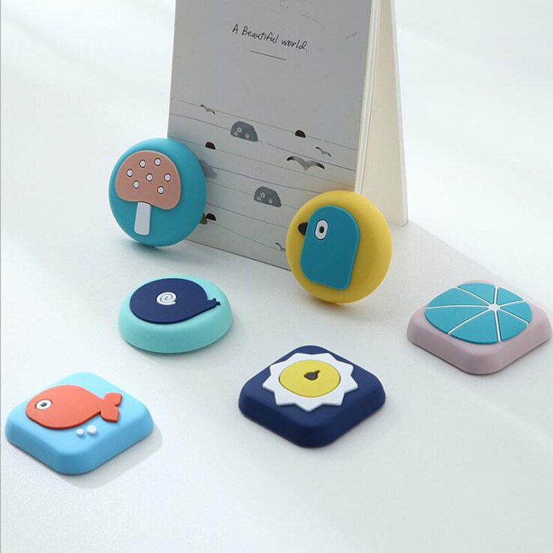 Cthome 1 stuks muurverdikking dempende deurknop golfstyling rubberen spatbordgreep deurslot beschermmat thuis muur deurknop matten