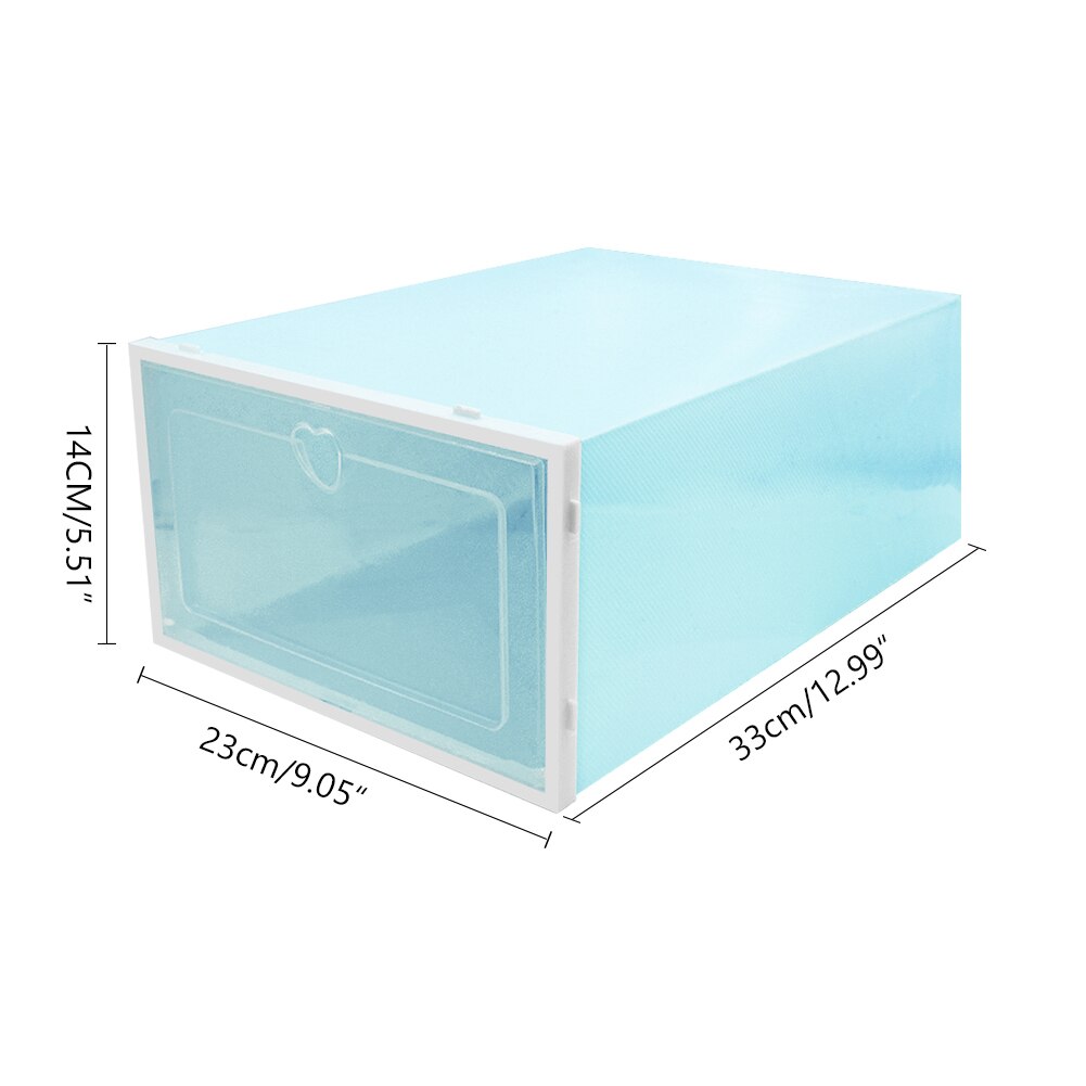 1Pc Opvouwbare Clear Schoenen Opbergdoos Schoenendoos Lade Organizer Huishoudelijke Diy Schoenendoos Lade Divider Thuis Opslag Stapelen