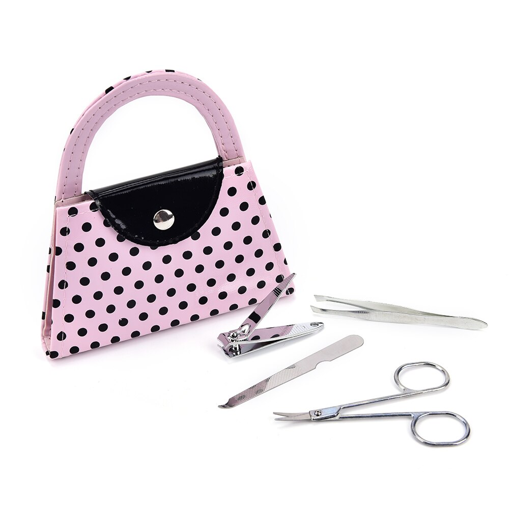 Kit de herramientas de manicura y pedicura para dama de honor, set de 4 unids/set por Set, de boda, 1 lima de uñas, 1 tijeras, 1 cortaúñas y 1 pinza