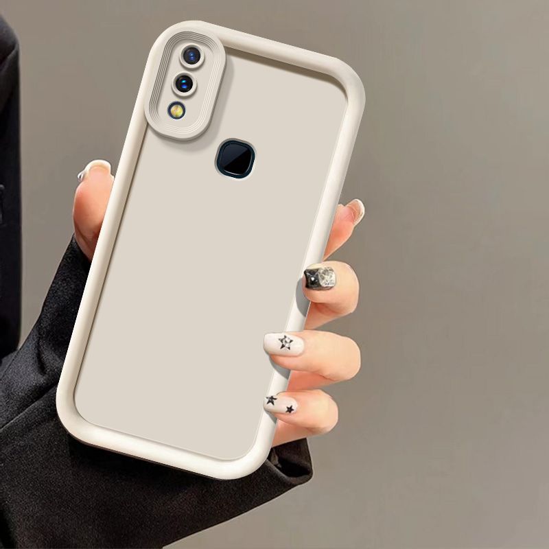 For Xiaomi Redmi Note 7 Case Redmi Note7 Phone Case Full Package Matte Anti Soft Protective Cover: WHITE