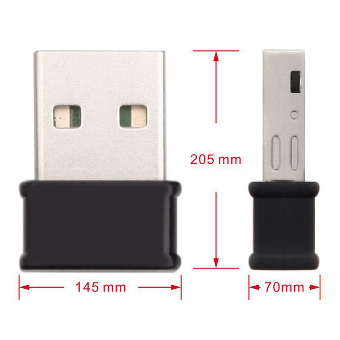 1200Mbps Mini USB3.0 Wifi Adapter Netwerk Dual Band 2.4G/5.8Ghz Wifi Adapter Dongle Gigabit Draadloze Netwerk card Wifi Ontvanger