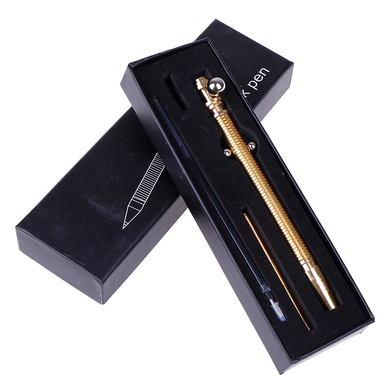Creatieve Anti-Stress Magnetische Pen Stress Verlichten Speelgoed Metalen Lente Pen Spinner Speelgoed