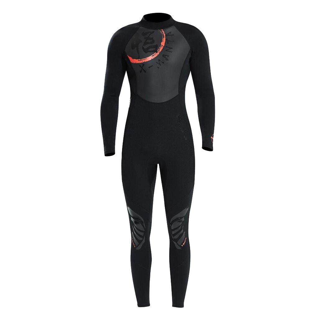 Warm 3mm Neoprene Wetsuit Flexible One Piece for Men Snorkeling Scuba Diving