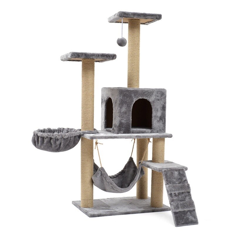 Cat Tree Multilevel Cat Towers with Luxury Condos Cat Tree Tower Kitten Condo Scratching Post