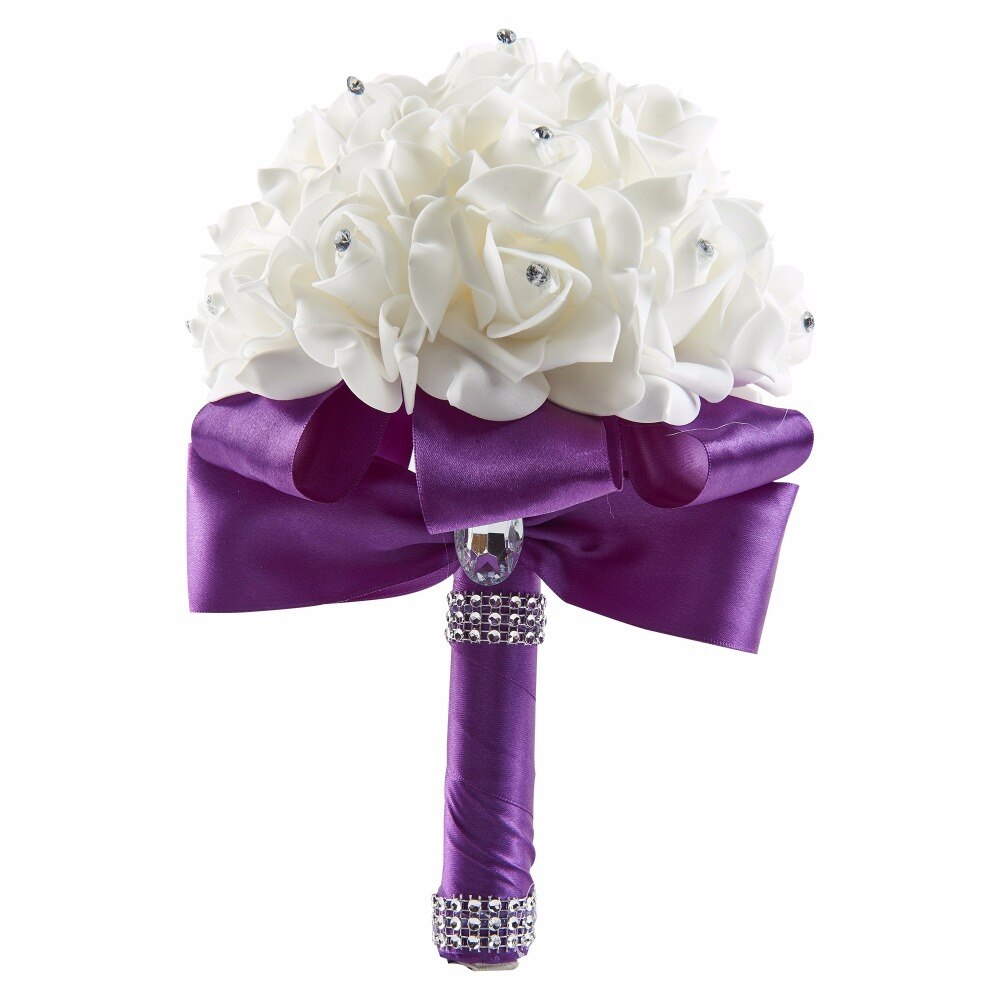 Dressv meilleur Rose perlé Bouquet de mariage fleurs plus de couleurs pour les Bouquets de mariée de mariage