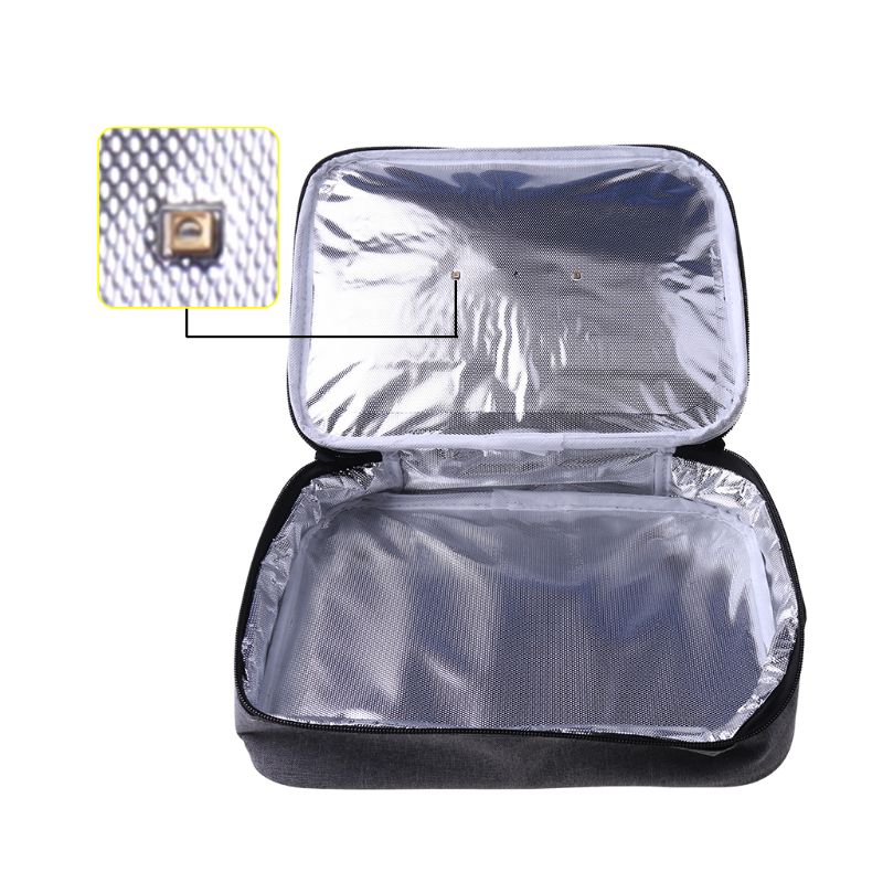 Uv-sterilisatietas voor in de auto, usb-aansluiting, uv-desinfectietas, draagbare sterilisatietas voor maskers/flessen/tandenborstels/schoonheidstools