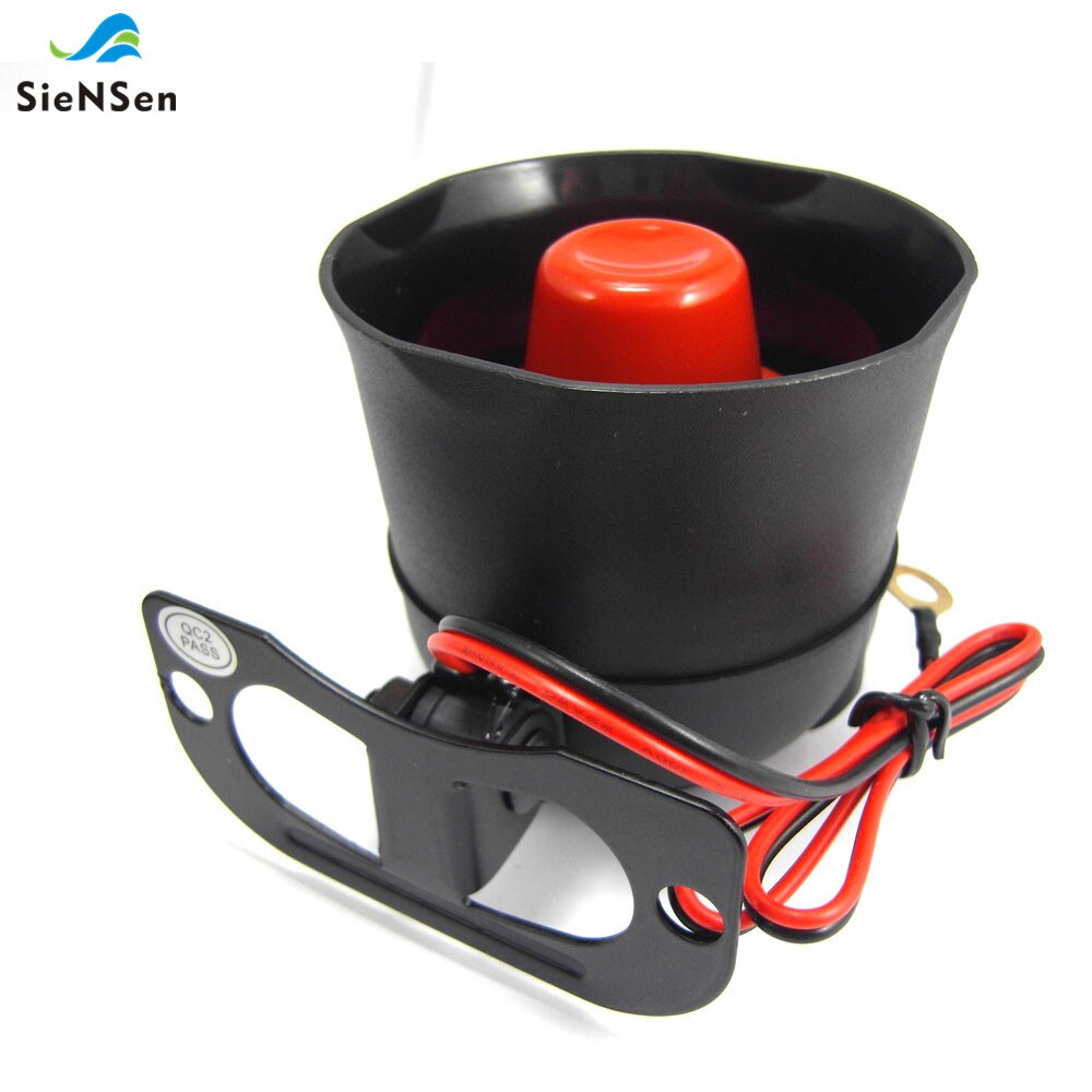 SieNSen 1 Set Car Vehicle Protection Alarm Security Warning System Entry Keyless Siren +2 RF Remotes M802B