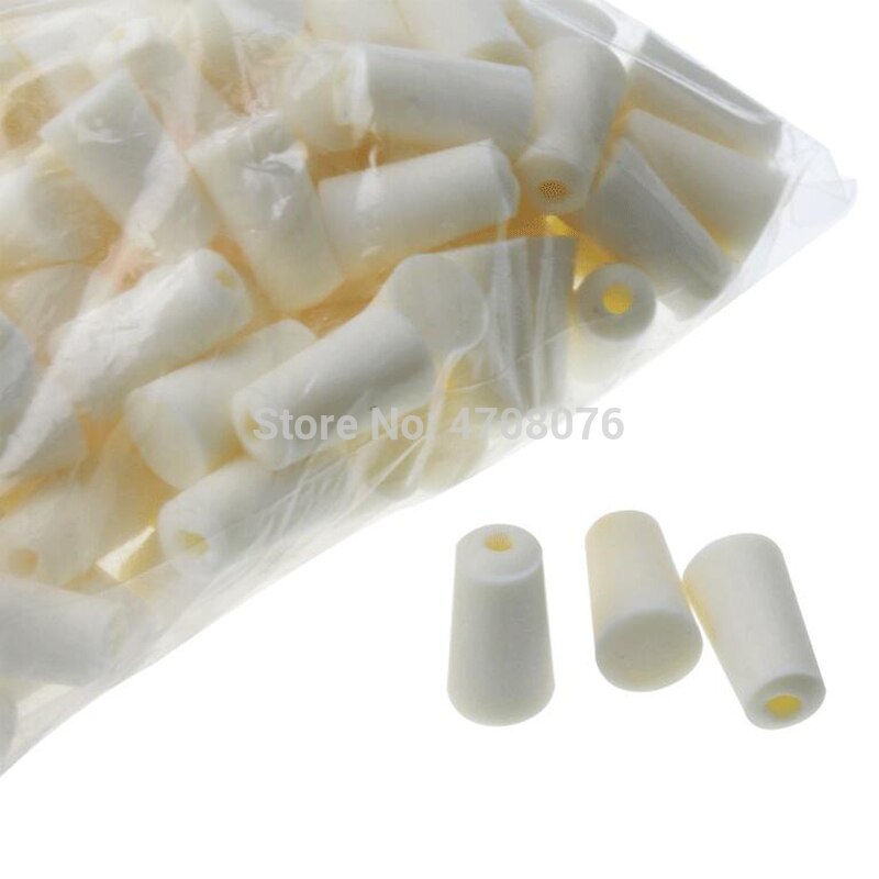 Silicone stopper with hole for conical flask Bottle rubber cover Perforated stopper bung Closing plug Sealed lid cap No sandcore