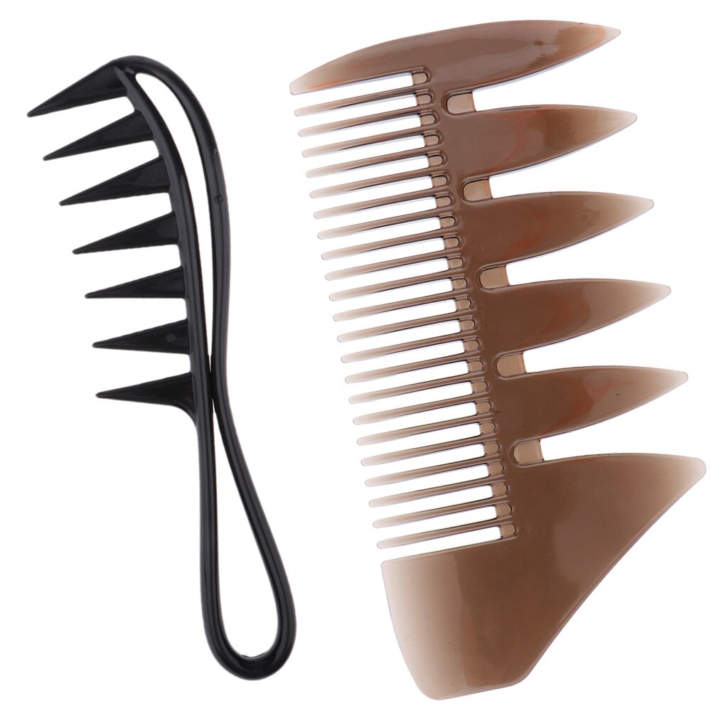 4 Stück Friseurkämme Mit Breiten Zähnen – Ideal Zum Färben, Trennen & Stylen Für Salon & Zuhause