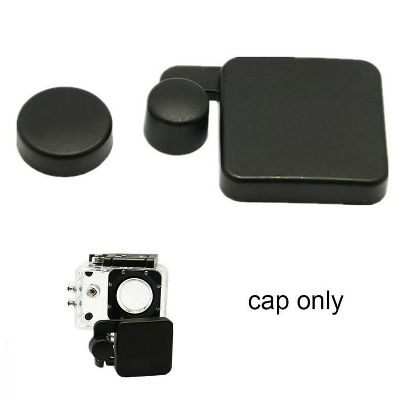 2Pcs Esportes Tampa Da Lente Da Câmera Tampa Da Lente Tampa de Proteção Da Lente Caixa À Prova D' Água À Prova D' Água para SJ4000 Acessórios Da Câmera
