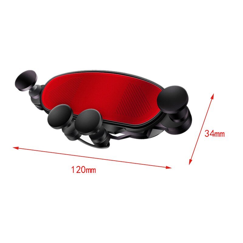 Slot auto telefoonhouder zwaartekracht autohouder voor telefoon in de auto voor iphone samsung xiaomi mobiele telefoon autostandaard