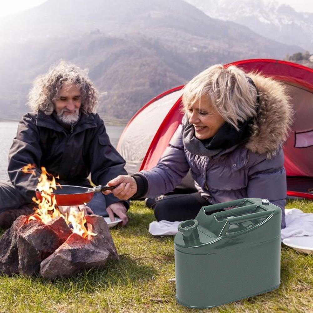 Upgrade Thicker 30L Gasoline Car Diesel Fuel Tank Can Metal Iron Oil Drum Gasoline Spare Barrel Car Motorcycle Accessories