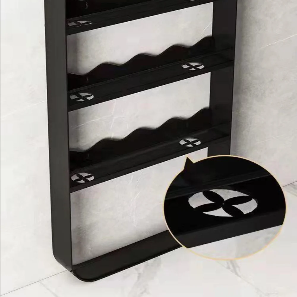 Badezimmerregale, Küche, Wandmontage, Aufbewahrungsregal, stanzfreie Toilettenregale, Organizer, mehrstöckige Toilettenartikel, Kosmetikregale