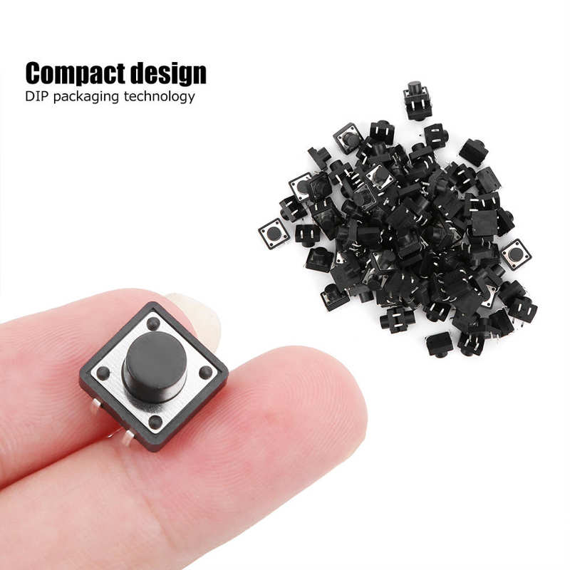 Micro Button Momentary Tactile Button Switch Compact Practical Switch for Home Switch Electrical Switch Control Circuit