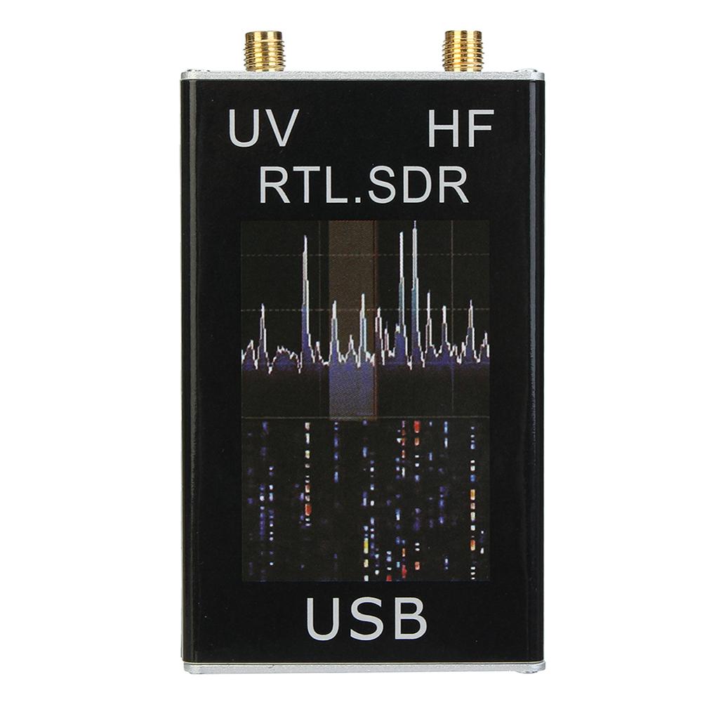 RTL SDR Ham Radio Receiver 100KHz-1.7GHz Full Band UV HF RTL-SDR USB Tuner Receiver USB dongle with R820T+8232 Ham Radio: Default Title