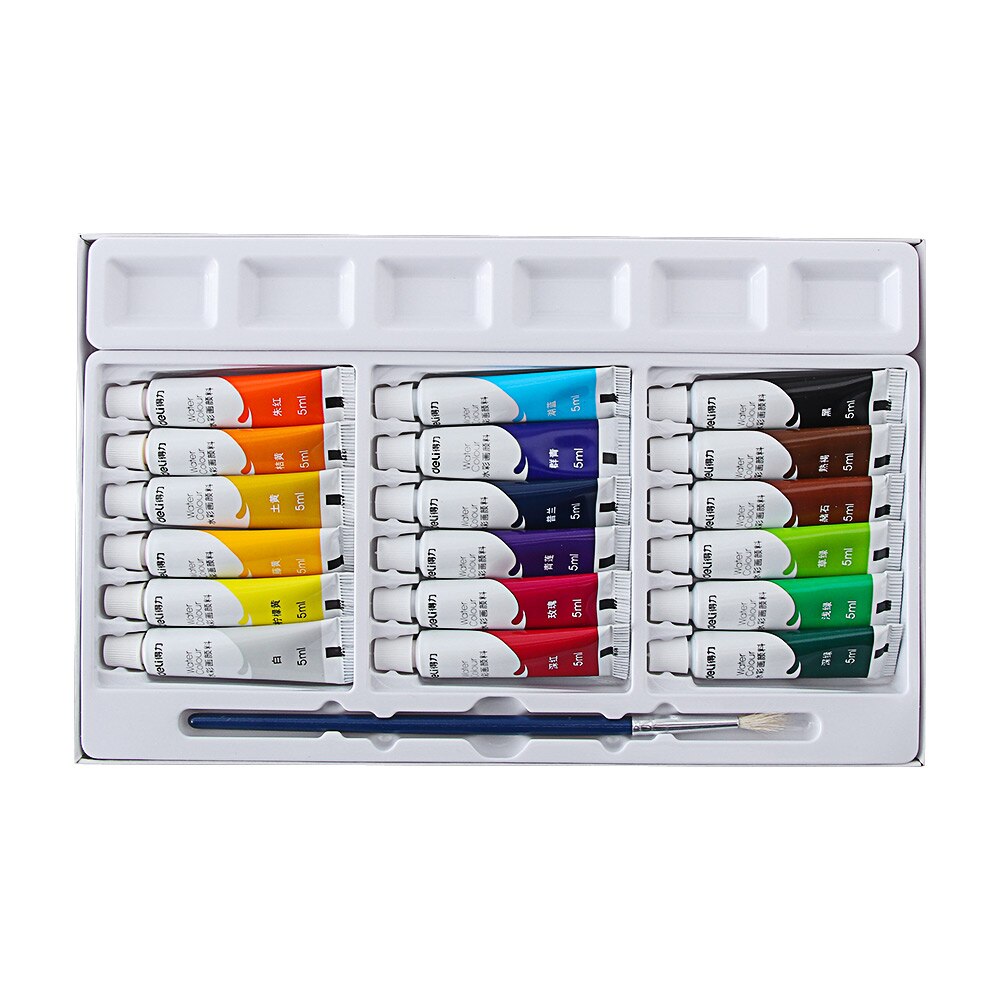 12/18/24 Colors Acrylic Draw Pigment Artist Set of Aquarelle Paint Tubes Graffiti Painting Artist Supplies 5ml: 18 colors