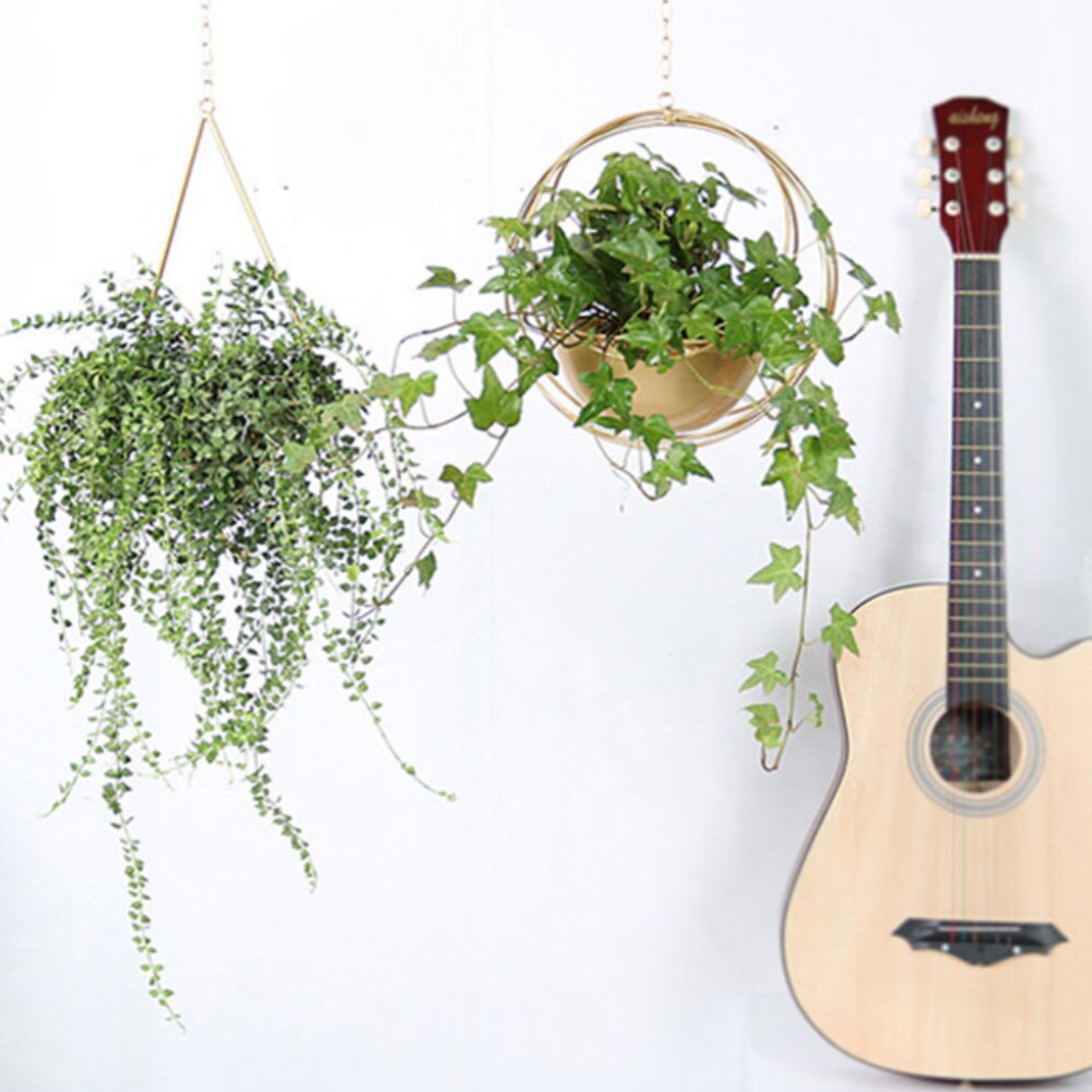 Hanging Flower Pot Decorative Multi-shape Plant Stand There Are Leaking Hole Multi-shape Hanging Basket Durable Hang Plant Stand