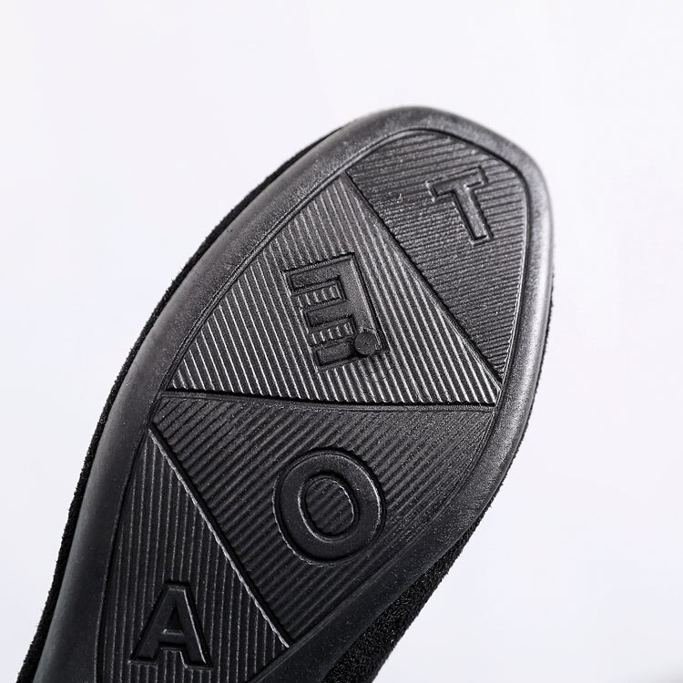 femmes noir travail chaussures Rivet plat antidérapant unique chaussures femme printemps doux fond confortable tissu chaussures 35-40