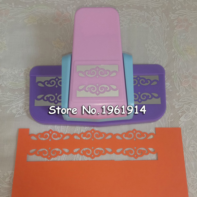 Fancy Border Punch Rand Bloem Embossing Punch Scrapbooking Manual Edge Snijden Diy Papier Cutter Handgemaakte Craft: flower