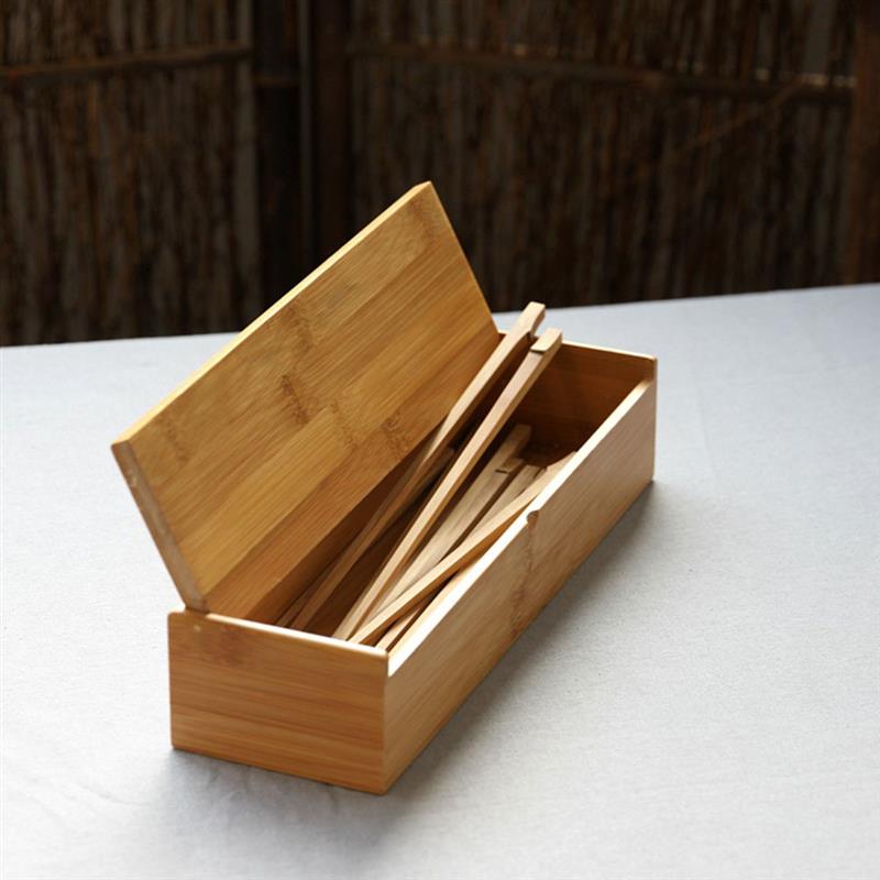 Japanische Essstäbchenbox für Zuhause und Küche, Bambus-Essstäbchen-Aufbewahrungsbox, EssstäbchenkäFeige, Sicherheit, Umweltschutz, Organizer