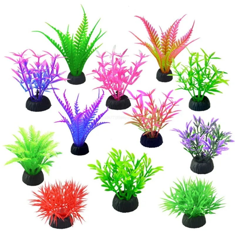 18 Styles de poisson en plastique précieux 216.239.incl plantes artificielles aquarium, série ing, table de sable, décoration précieuse