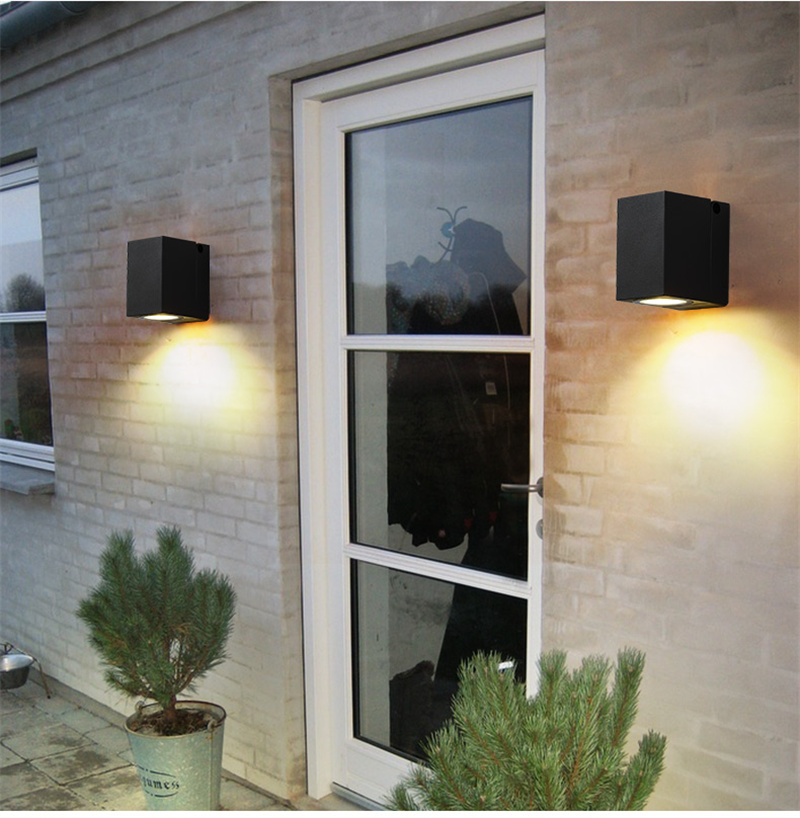 LED 5W Outdoor Wall Light GU10 Adjustable Folding Sconce Waterproof IP65 Outside Porch Lights Courtyard Garden Wall Lamp Fixture
