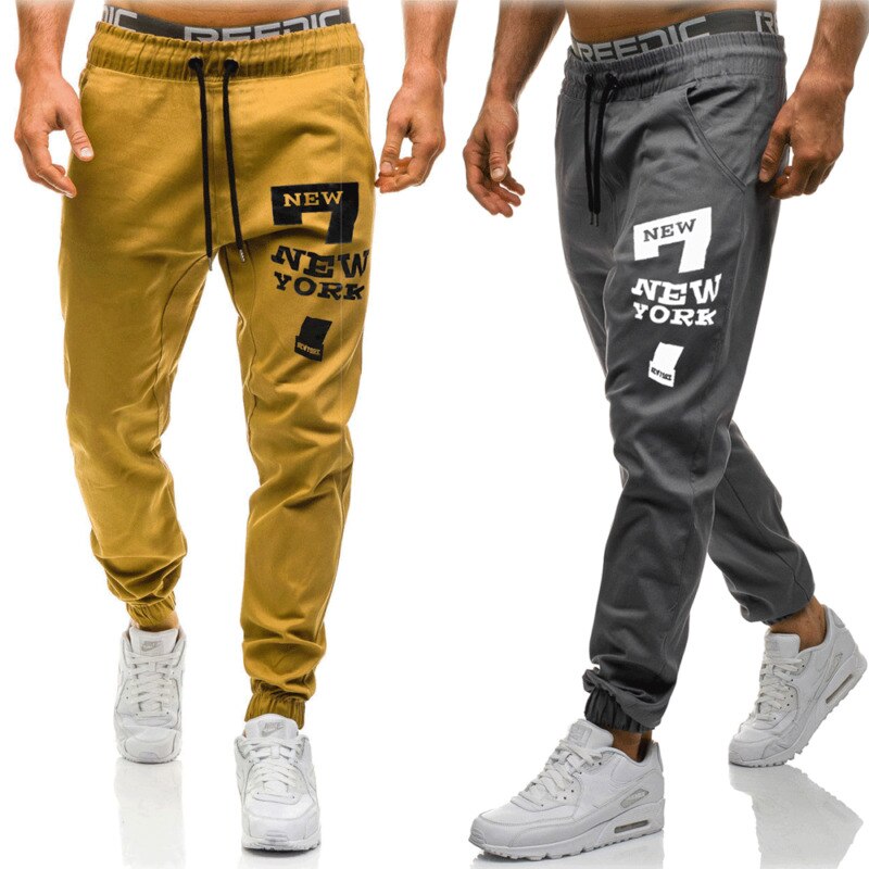 Pantalones largos deportivos informales para hombre, pantalón de chándal largo, para correr, gimnasio