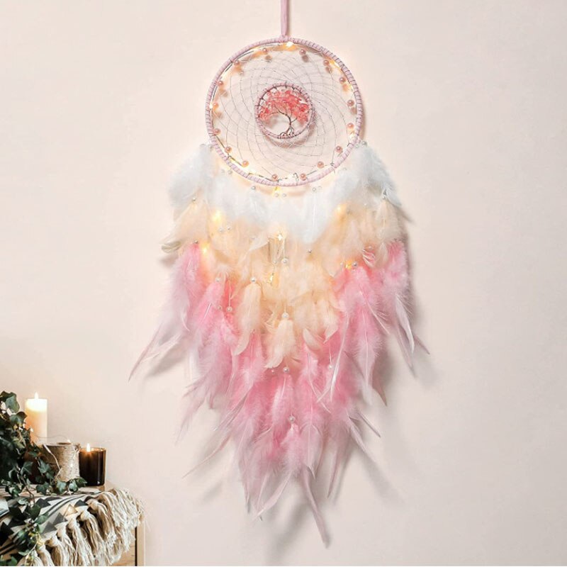 Dream Catcher Windbell Anhänger Mädchen Zimmer Dekoration Schlafzimmer Fensterbank Anhänger kinder Wand Anhänger