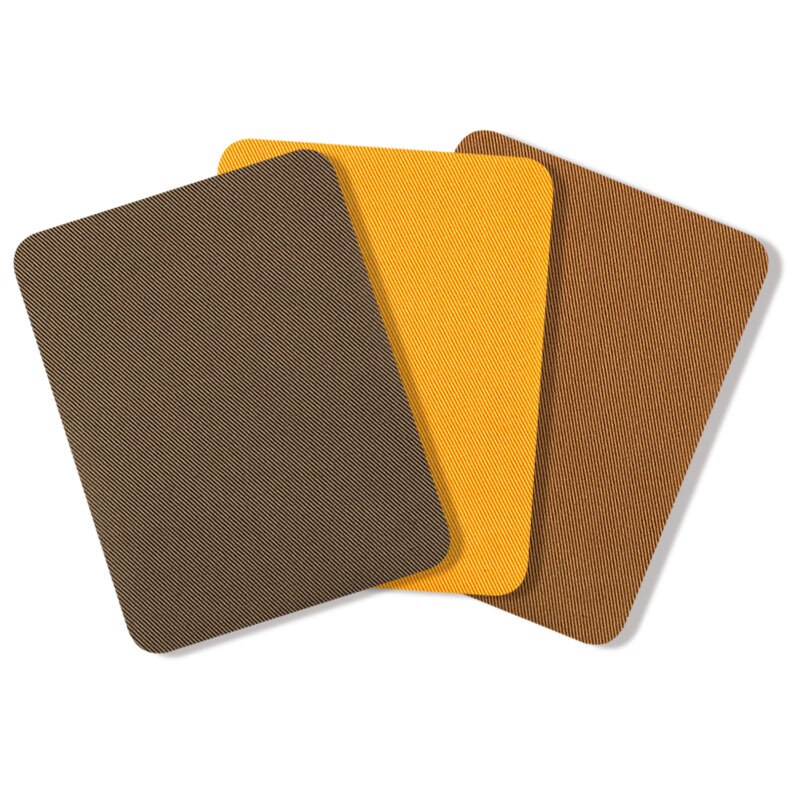 Autocollant pour manches carrées, Patch en Denim, en tissu, pour vêtements, pour pull-Shirt