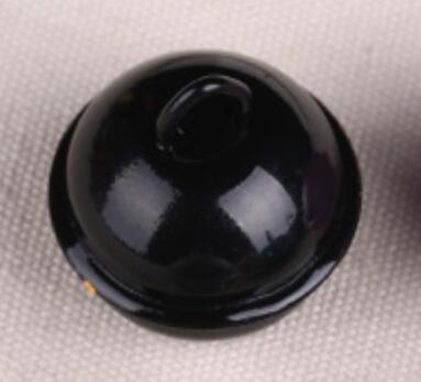 Cloches colorées pour chat Gog Pet | Gros clochette Jingle pour fête, décoration, artisanat bricolage, 10 pièces/lot, de 22mm: black